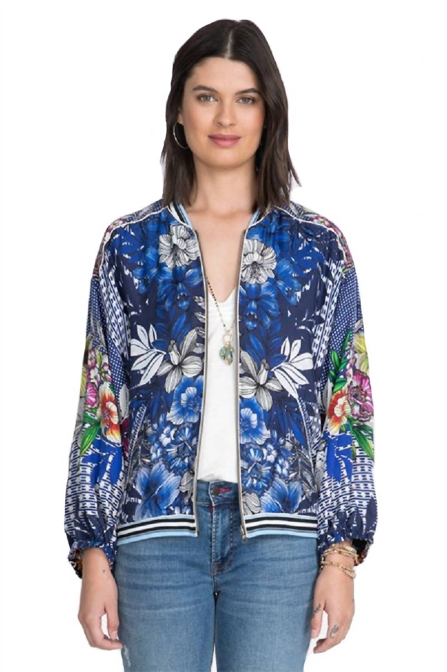 Johnny Was - Mizumi Reversible Bomber Jacket