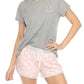 Pj Salvage - Live Life Gratefully Short Pajama Set