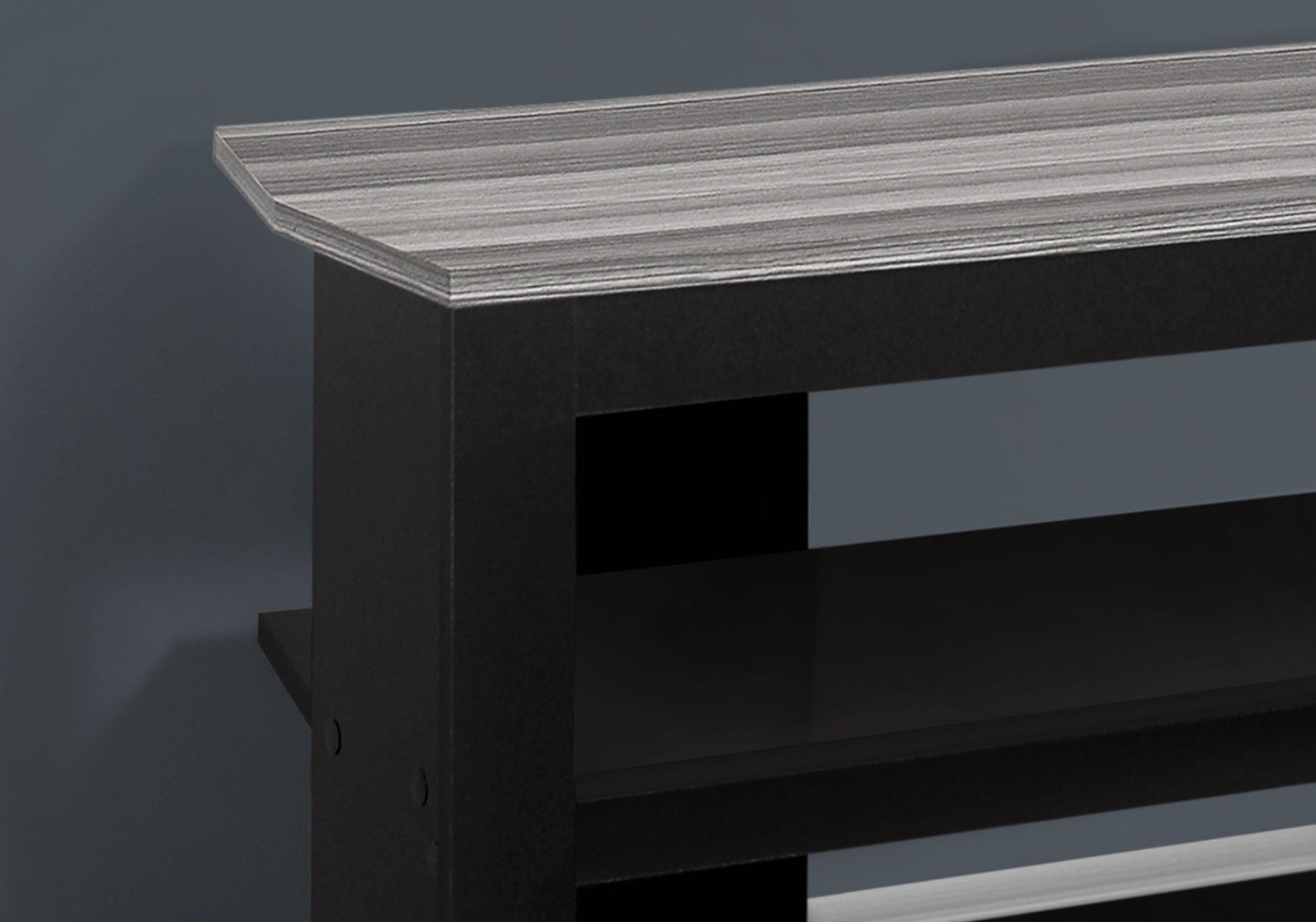 TV Stand Console Media Entertainment Center with 3 Storage Shelves