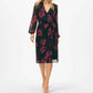 Brooks Brothers - Rose Wrap Chiffon Dress