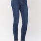 Judy Blue - High Waist Front Inseam & Slit Skinny Denim Jeans