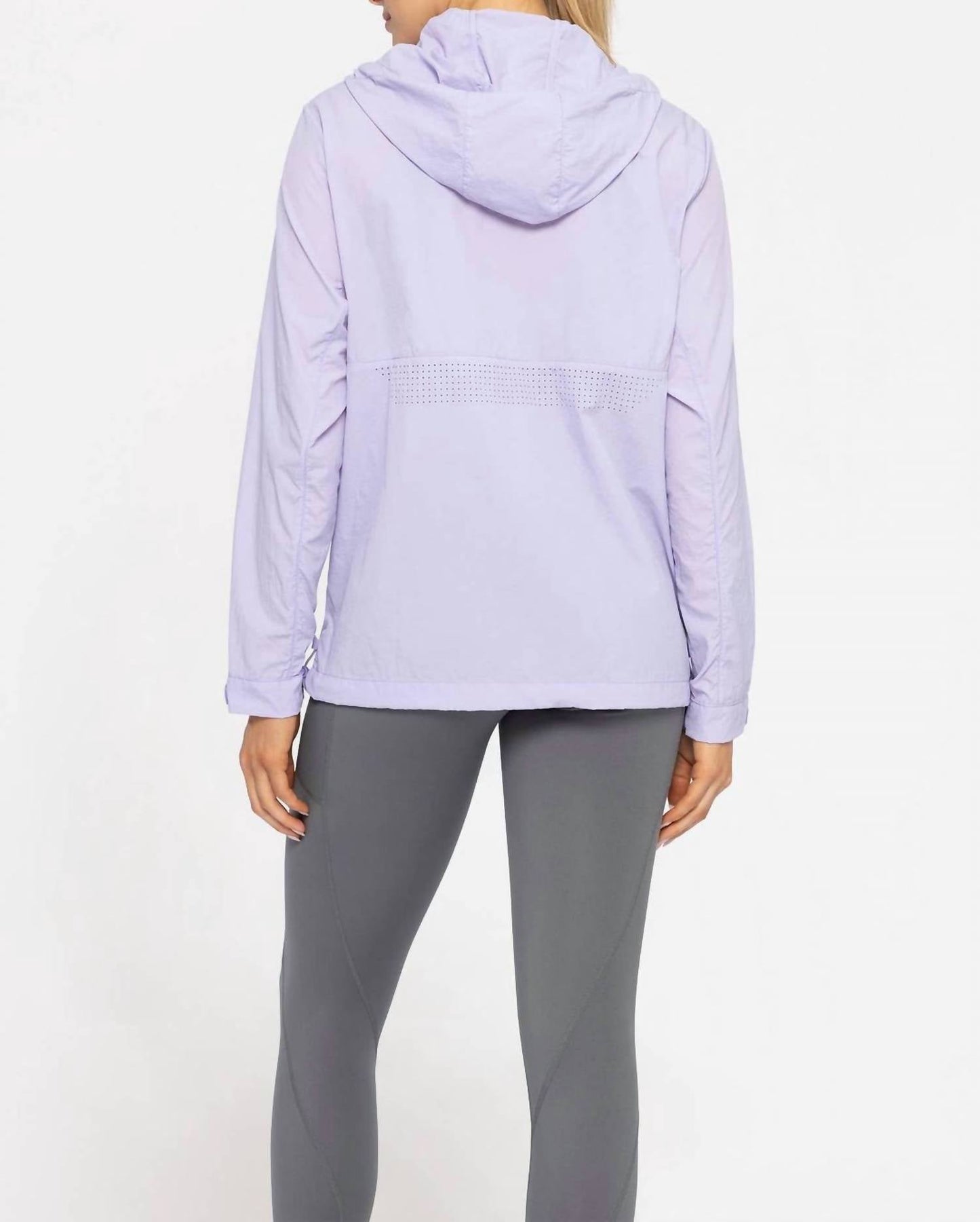 Mono B - Hi-lo Zip-up Nylon Running Jacket