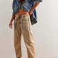 Free People - Moxie Low Slung Pull-on Barrel Jeans