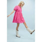 Wishlist - Textured Short Babydoll Dress