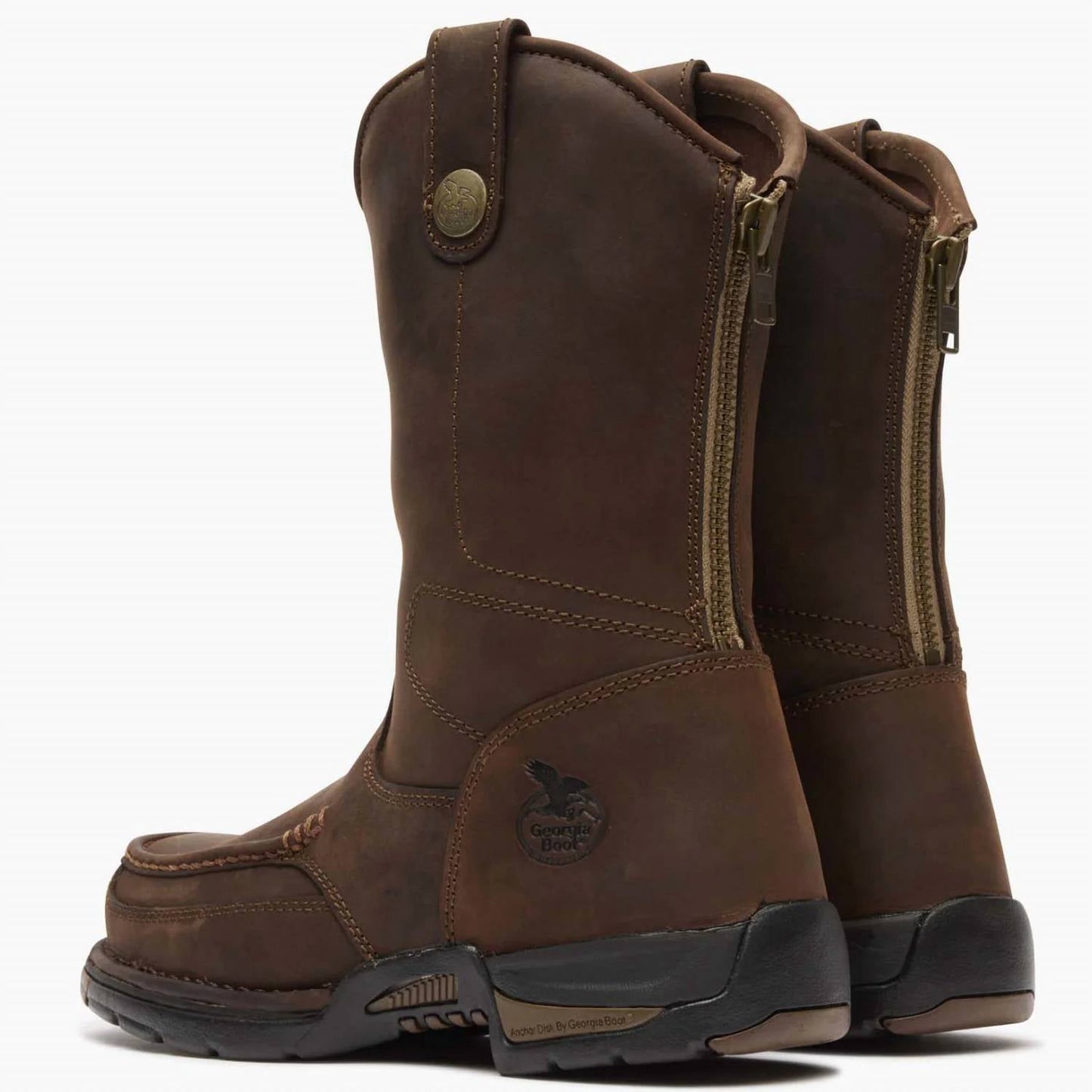 Georgia Boot - Men's Athens Pull On Work Boot - Wide