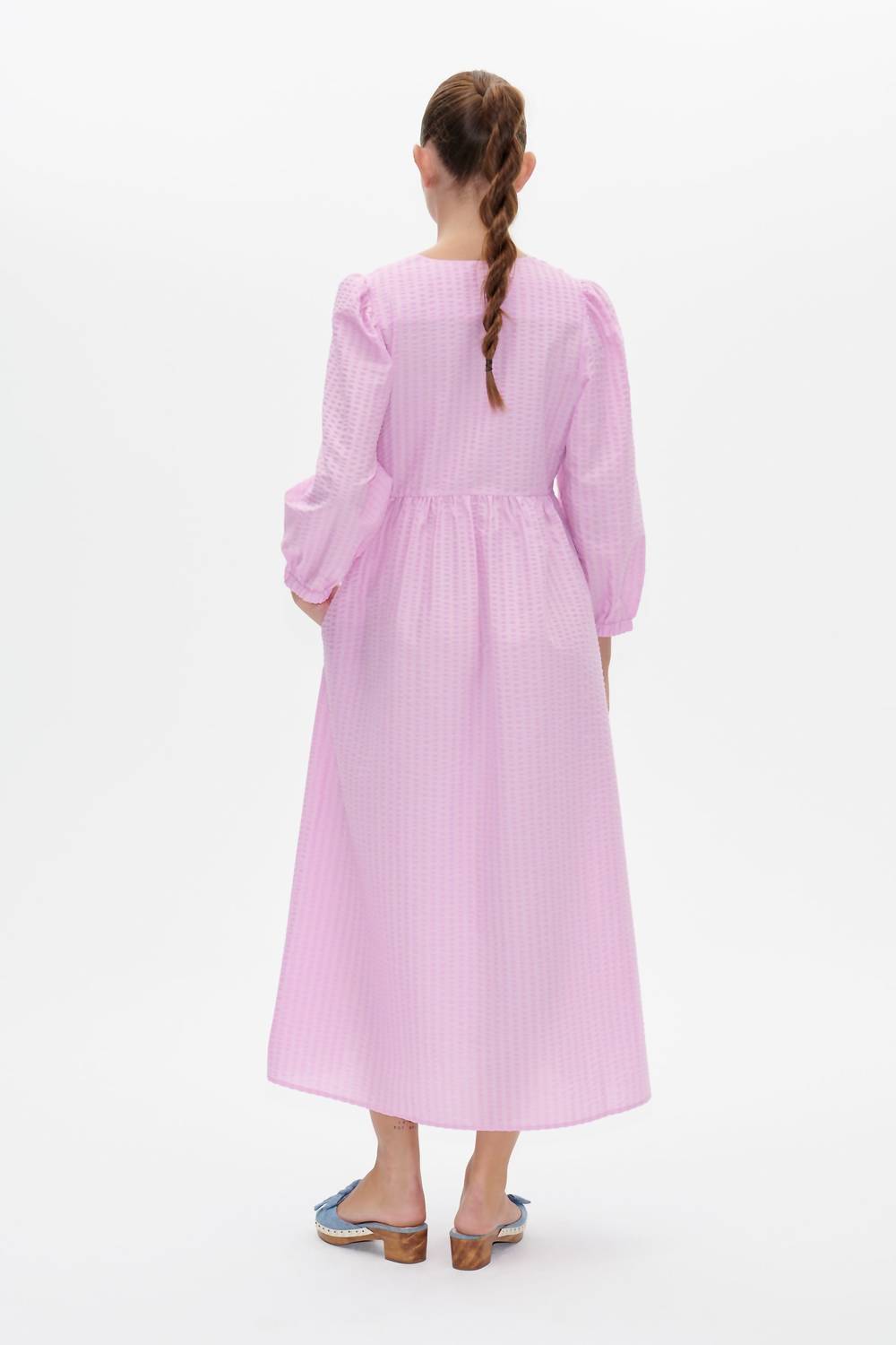 Baum Und Pferdgarten - Aimee Seersucker Midi Dress