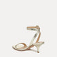 Veronica Beard - Women's Darcelle Metallic Leather Sandal