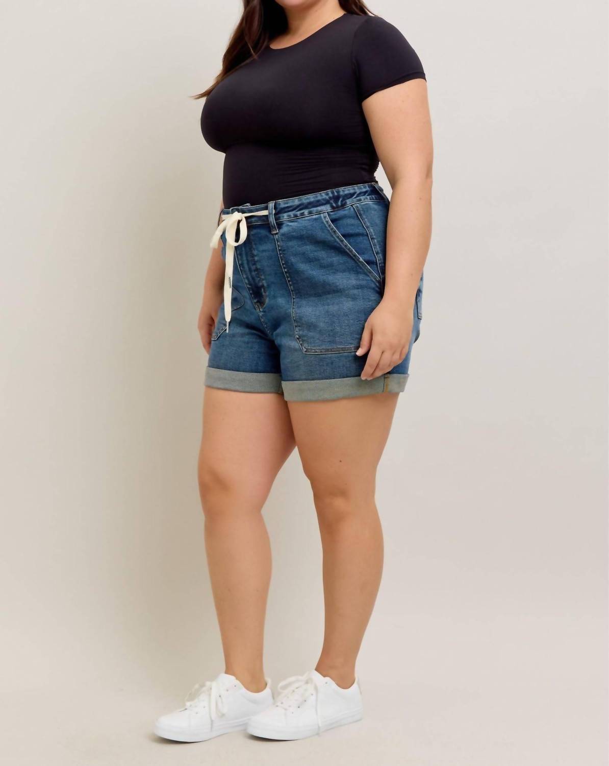Judy Blue - High Waist Jogger Denim Short