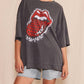 People Of Leisure - Rolling Stones Thru and Thru Oversized Tee
