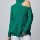 &Merci - SHOULDER-BARING TURTLENECK SWEATER