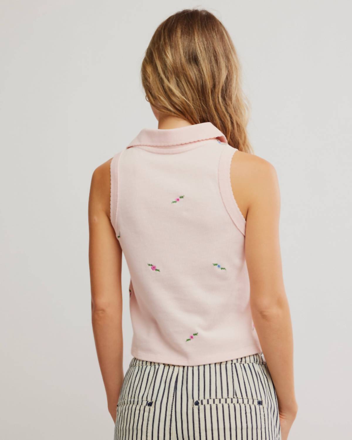 Free People - Pepper Knit Polo Top