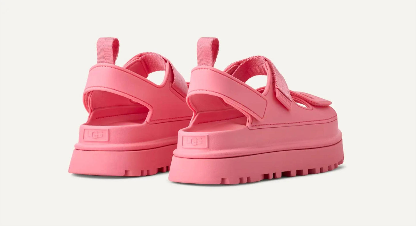 Ugg - महिलाओं के गोल्डनग्लो सैंडल