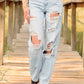 Kancan - High Rise Baggy Jean