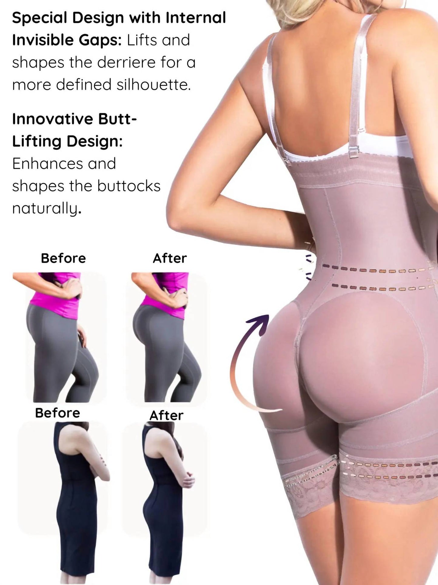 Siluets - High Waist Butt Lifter Shapewear