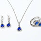 Avenue Chic - Women's Saphire Teardrop Set