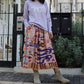 Me369 - Women's Joy Printed Midi Skirt