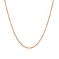 14k Rose Gold Adjustable Popcorn Chain 1.3mm