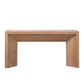 62" Modern Rustic Console Table – Solid-Look Engineered Wood Entryway Table