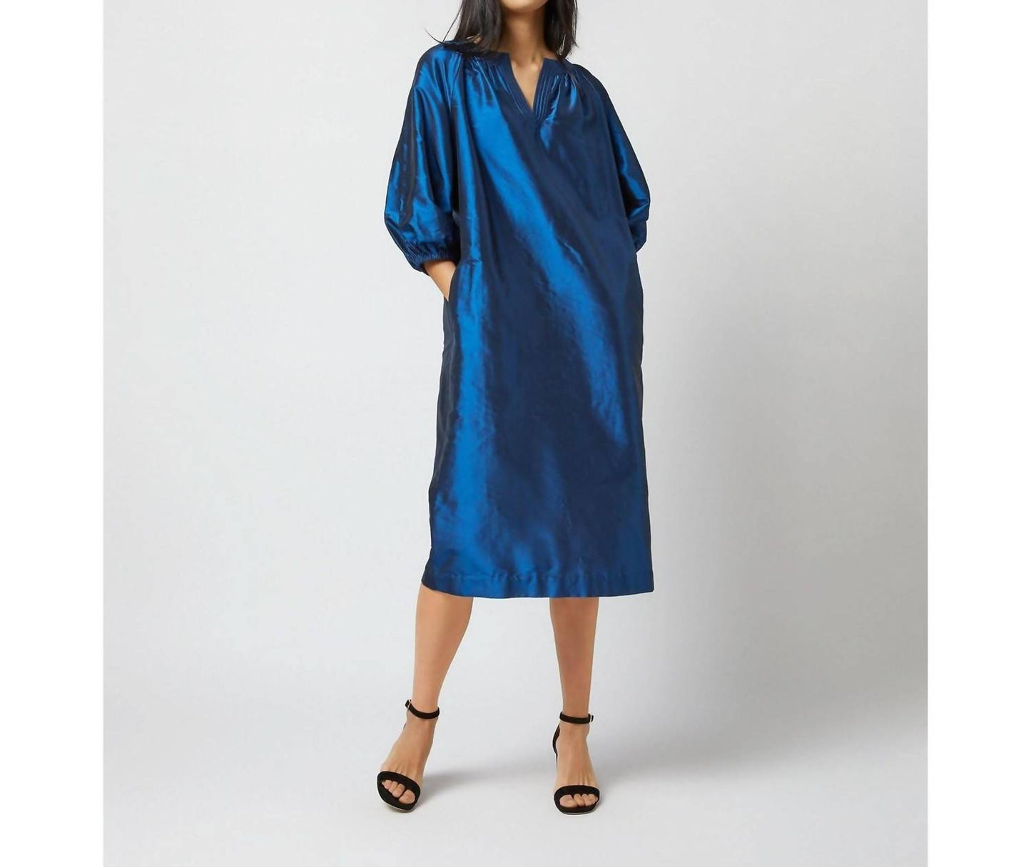 Ann Mashburn - Trapunto Blouson Dress
