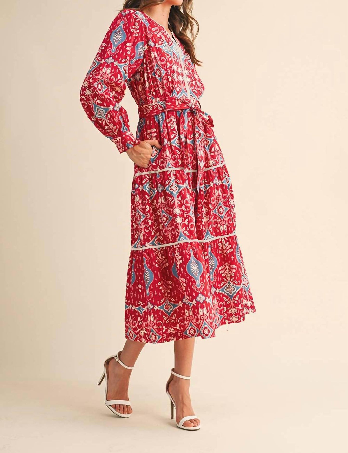 &Merci - Printed Midi Dress
