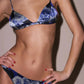 Fleur Du Mal - Luxe Triangle Bra in Tokyo Rose