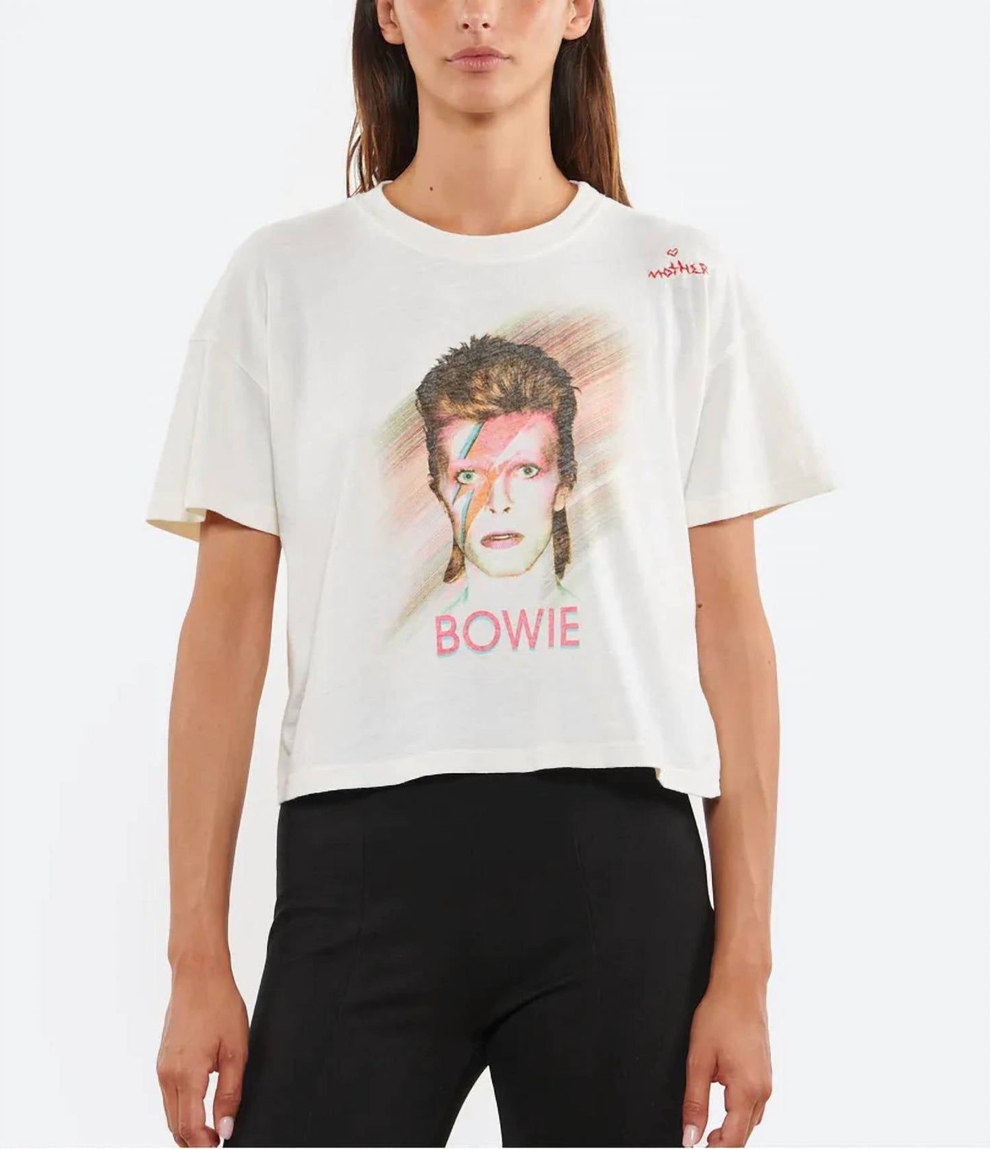 Mother - Women's Grab Bag Crop Bowie Tee Top