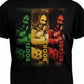 Bob Marley - Men's Tri-color Rock T-shirt