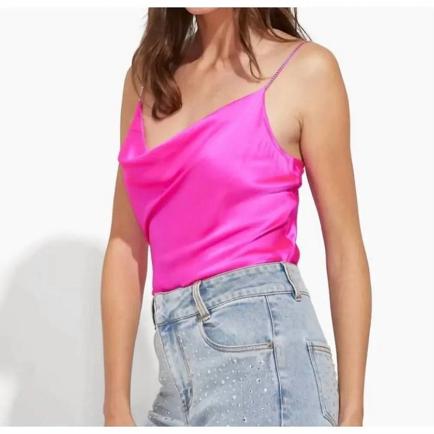 Generation Love - Bailey Crystal Strap Camisole