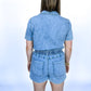 Elan - Delilah Denim Romper