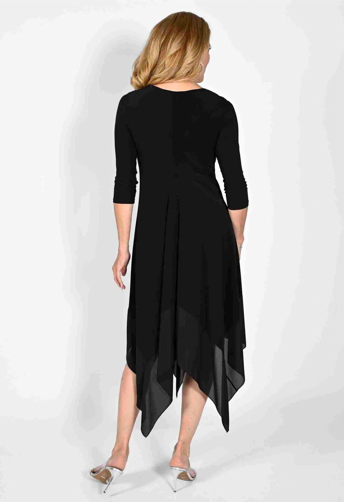 Frank Lyman - Handkerchief Hem Knit Dress