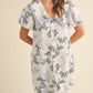 &Merci - Floral Bubble Sleeve Dress