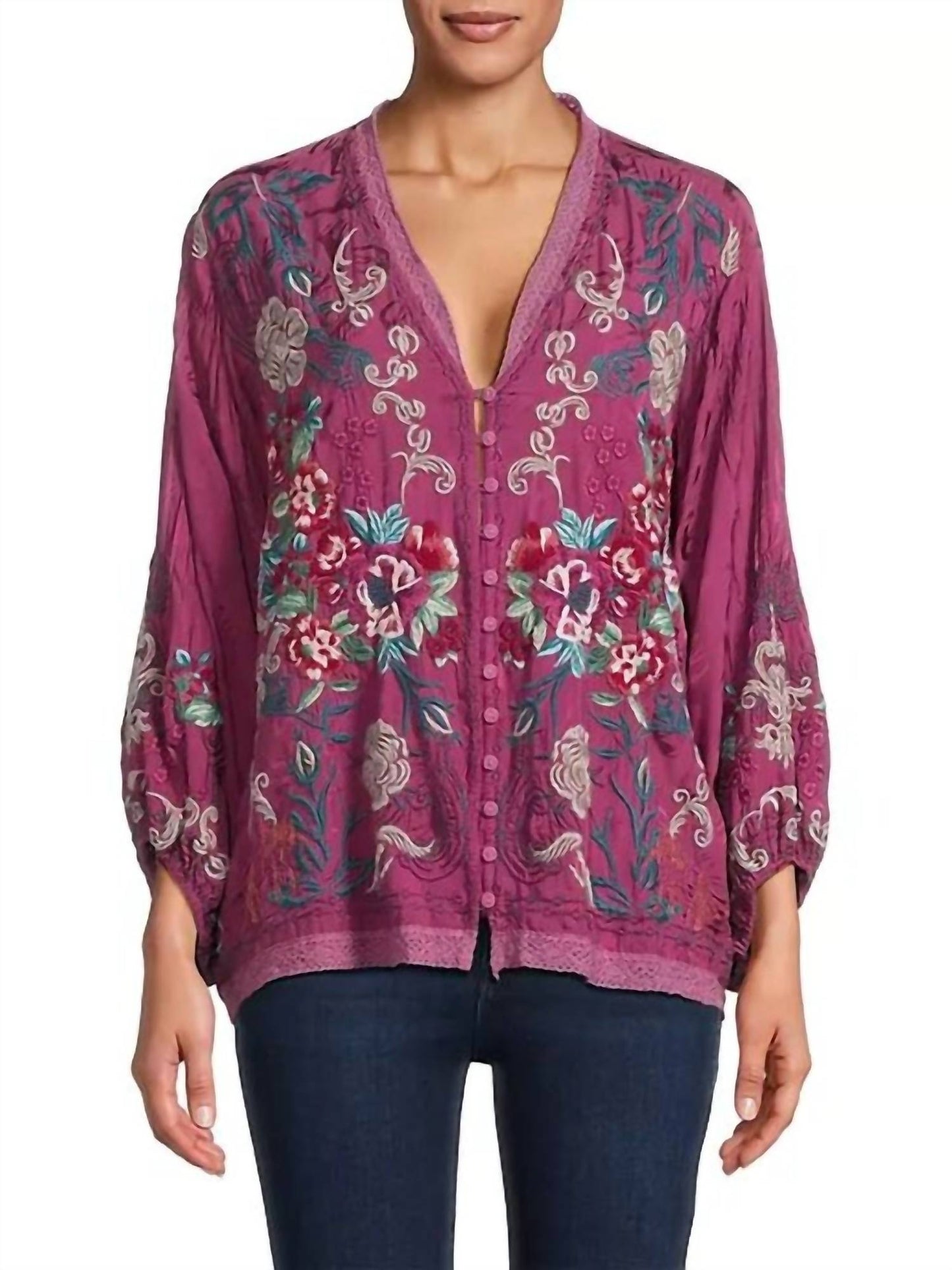 Johnny Was - VELOUETTE BLOUSE CHARIS