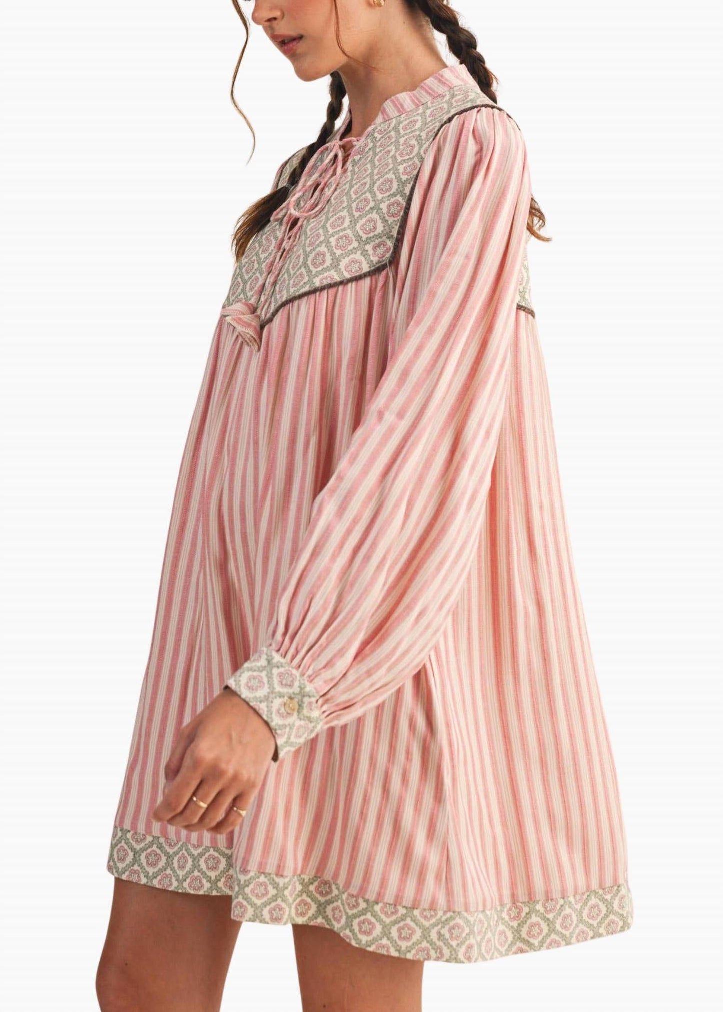 &Merci - Lou Striped Mini Dress