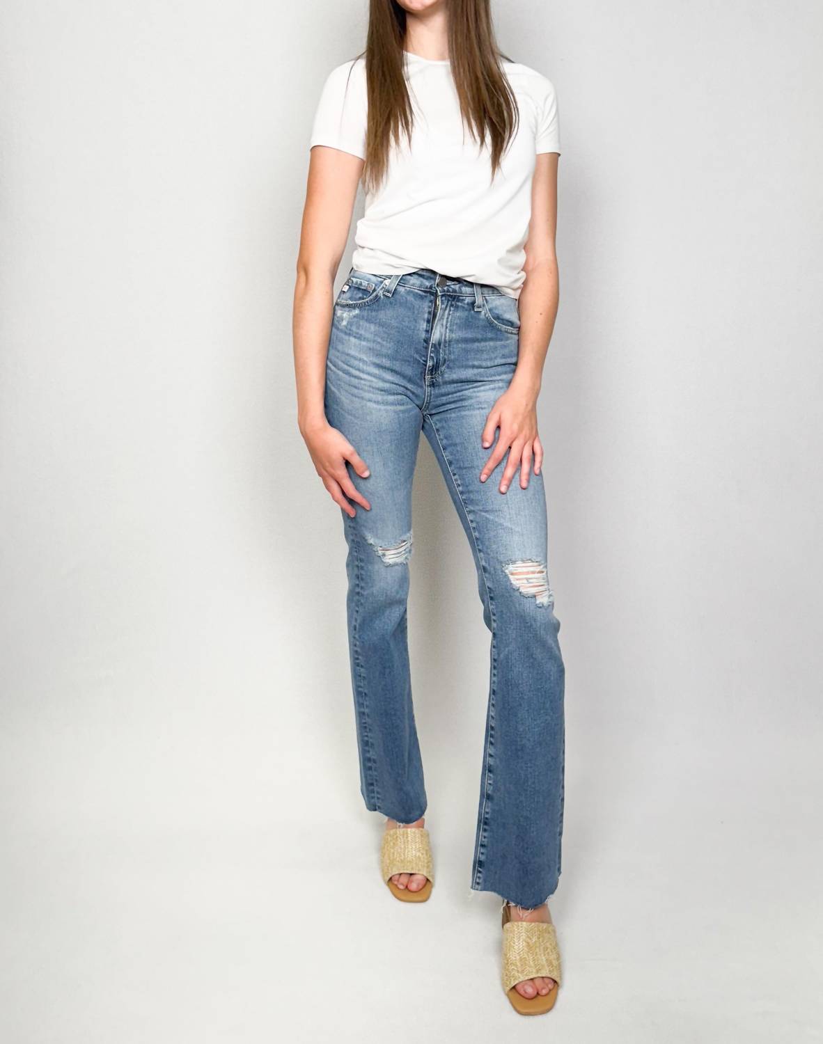 Ag Jeans - एलेक्सिस बूटकट डेनिम जीन