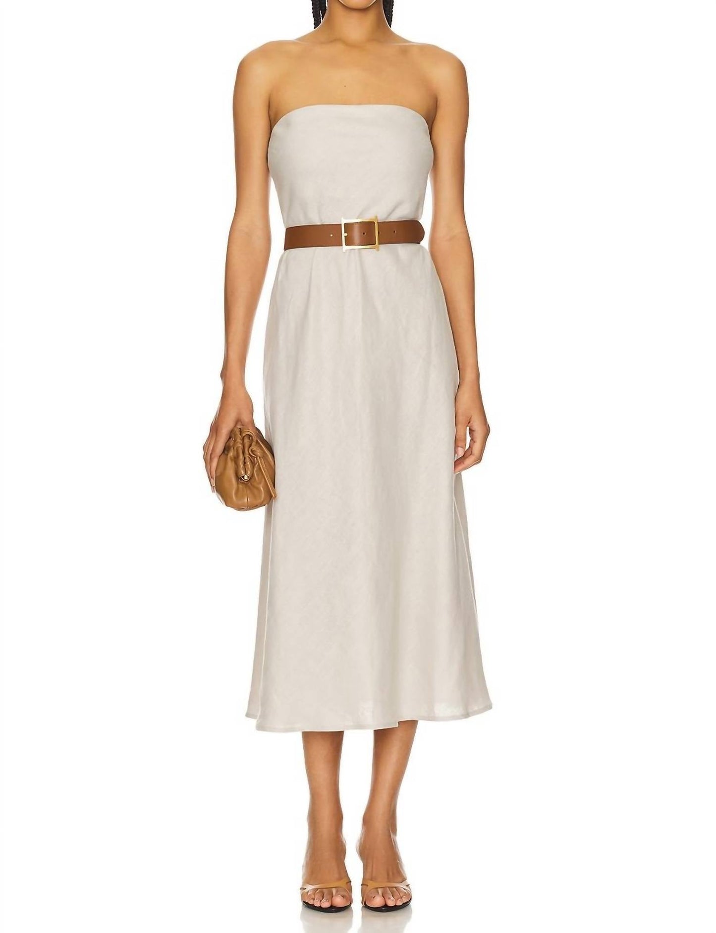 Enza Costa - LINEN BIAS DRESS