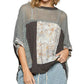 Pol - Round Neck Raw Edge Detail