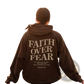 Faith Over Fear Psalm 118:6 Christian Aesthetic Hoodie