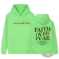 Faith Over Fear Psalm 118:6 Christian Aesthetic Hoodie