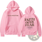 Faith Over Fear Psalm 118:6 Christian Aesthetic Hoodie
