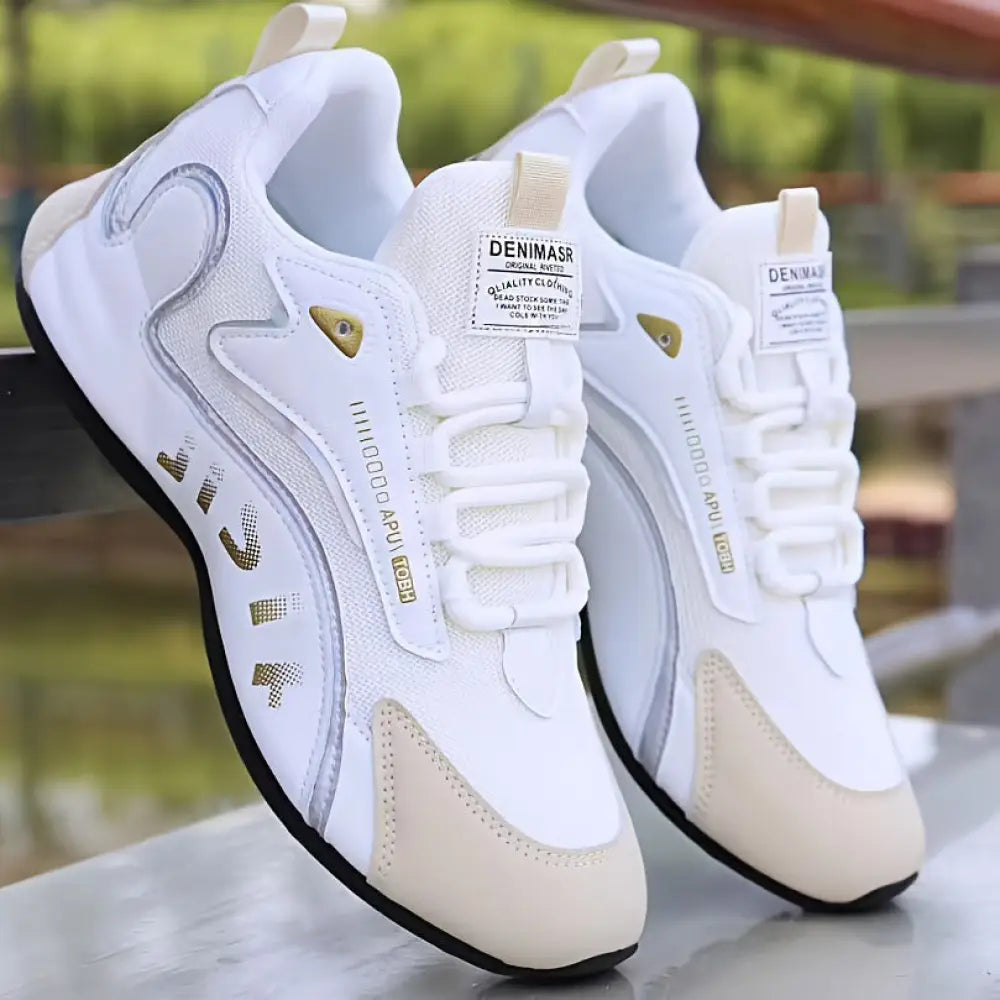 Men's Colorblock Breathable Mesh Sport Sneakers