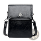 Faux Leather Floral and Sunburst Crossbody Phone Bag