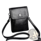Faux Leather Floral and Sunburst Crossbody Phone Bag