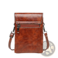 Faux Leather Floral and Sunburst Crossbody Phone Bag