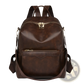 Faux Leather Women's Large Capacity Commuter Backpack