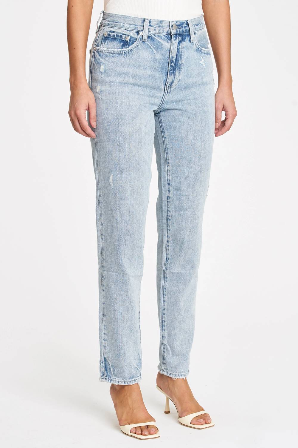 Pistola - Presley High Rise Relaxed Roller Jeans