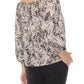 Joseph Ribkoff - Snakeskin Print Off-shoulder Top