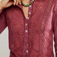 Free People - Jae Sheer Lace Knit Top