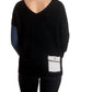 French Kyss - Boucle Reversible V-Neck Top