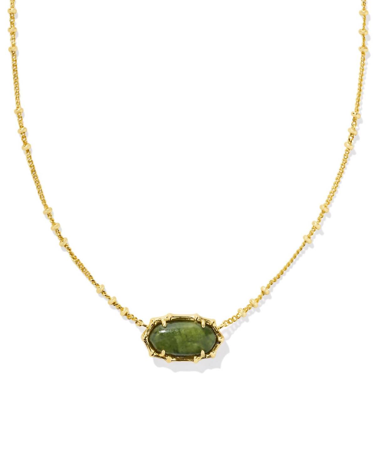 Kendra Scott - Women's Elisa Bamboo Frame Short Pendant Necklace