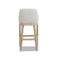 Newport 30.5" Coastal Curved Back Upholstered Barstool